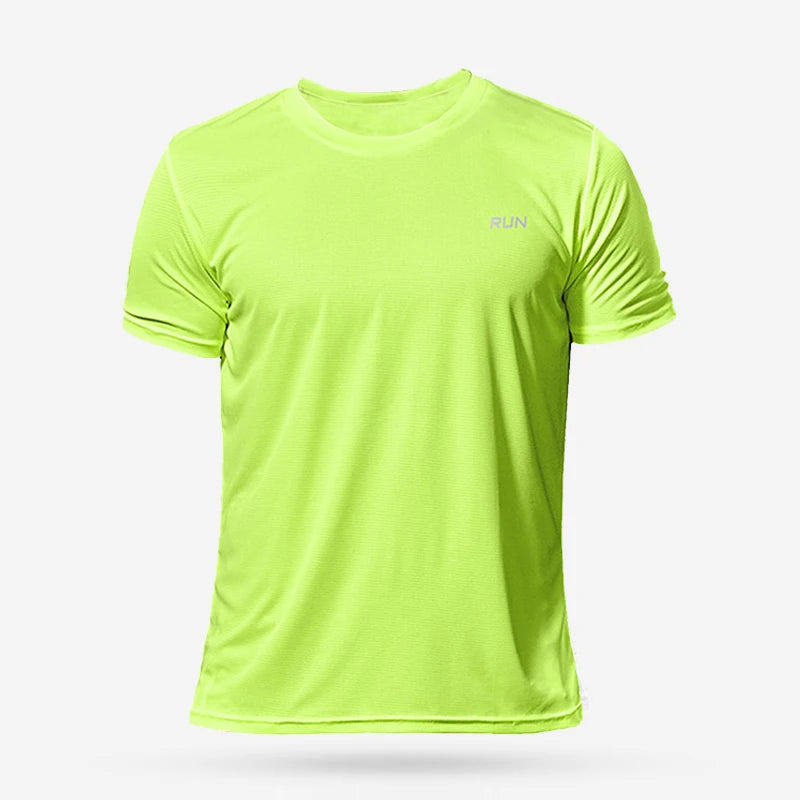 Running Shirts Soccer Shirts Men's Jersey Sportswear Mens Jogging T-Shirts Quick Dry Compression Sport T-Shirt Fitness Gym