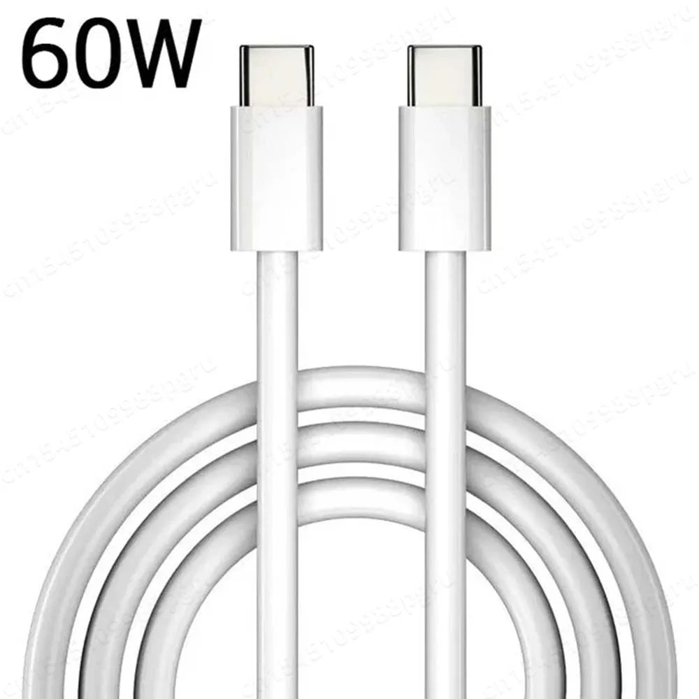 PD 100W 60W USB C to USB Type C Cable Fast Charge Data Cable For Huawei Samsung Xiaomi Macbook iPad Data Line Type C To Type C