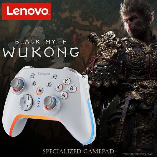 Lenovo S03 Wireless Bluetooth Gaming Controller for PC Windows,Android TV for Black Myth: Wukong GamePad, 3.5mm for Switch