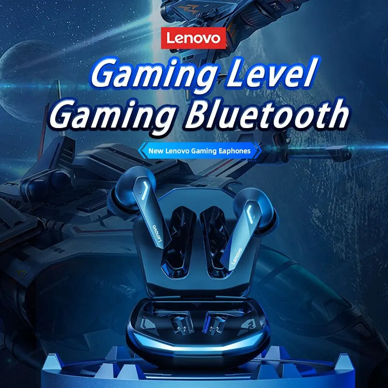 Lenovo GM2 Pro Bluetooth 5.3 Earphones Headset Sports In-Ear Gaming بی سیم هدفون موسیقی با حالت دوگانه با تاخیر کم