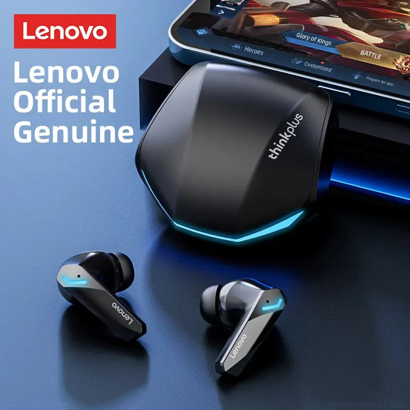 Lenovo GM2 Pro Bluetooth 5.3 Earphones Headset Sports In-Ear Gaming بی سیم هدفون موسیقی با حالت دوگانه با تاخیر کم