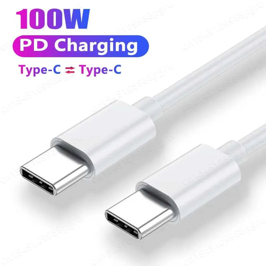 PD 100W 60W USB C to USB Type C Cable Fast Charge Data Cable For Huawei Samsung Xiaomi Macbook iPad Data Line Type C To Type C