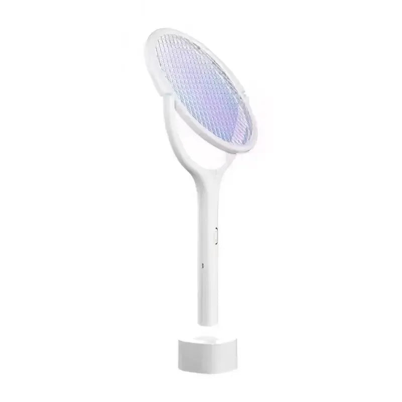 5 In 1 Fast Charging Racket Kill Fly Bug Safety Insulated Battery Powered Lamp ABS Adjustable Electric Mosquito Swatter